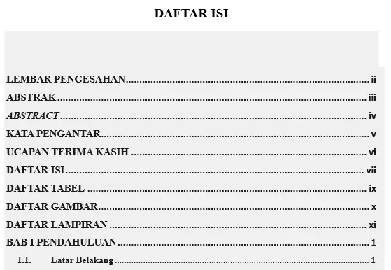 Cara Membuat Daftar Isi Otomatis di Microsoft Word dengan Mudah