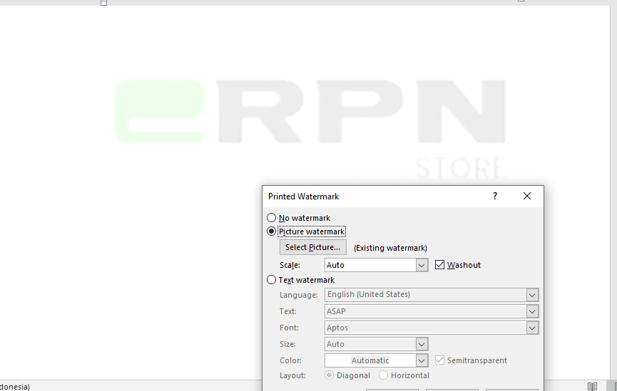 Cara Membuat Watermark Otomatis di Word untuk Dokumen Profesional
